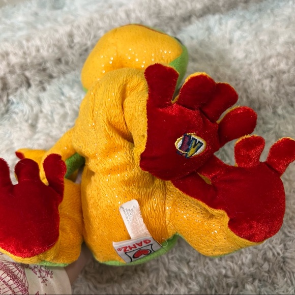 Webkinz tree frog no code ganz stuffed animal plush green y2k rain forest toy - Picture 3 of 3